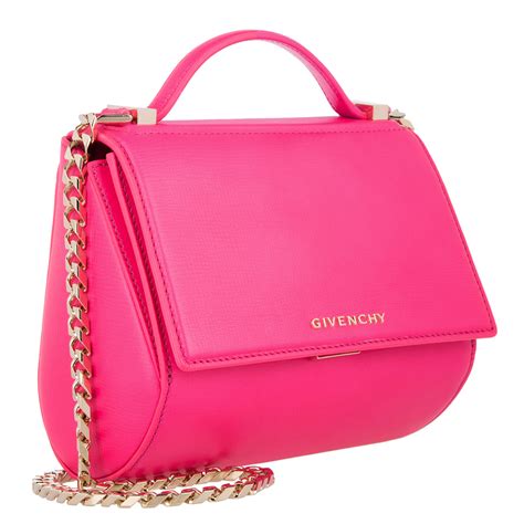 neon pink givenchy bag|Givenchy side bag.